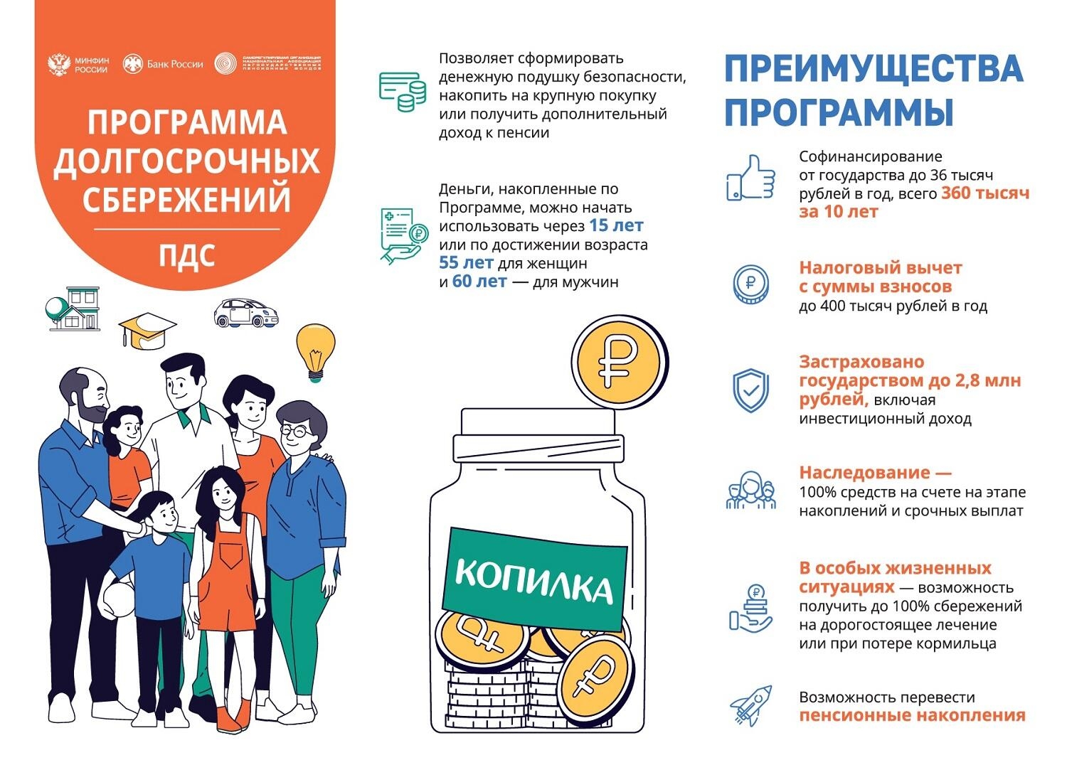 Вступайте в Программу долгосрочных сбережений!